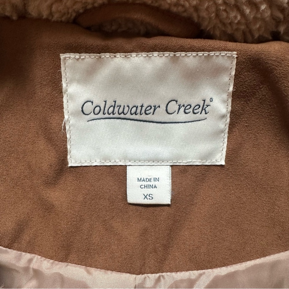 Coldwater Creek wind river sherpa fleece jacket - Picture 9 of 10